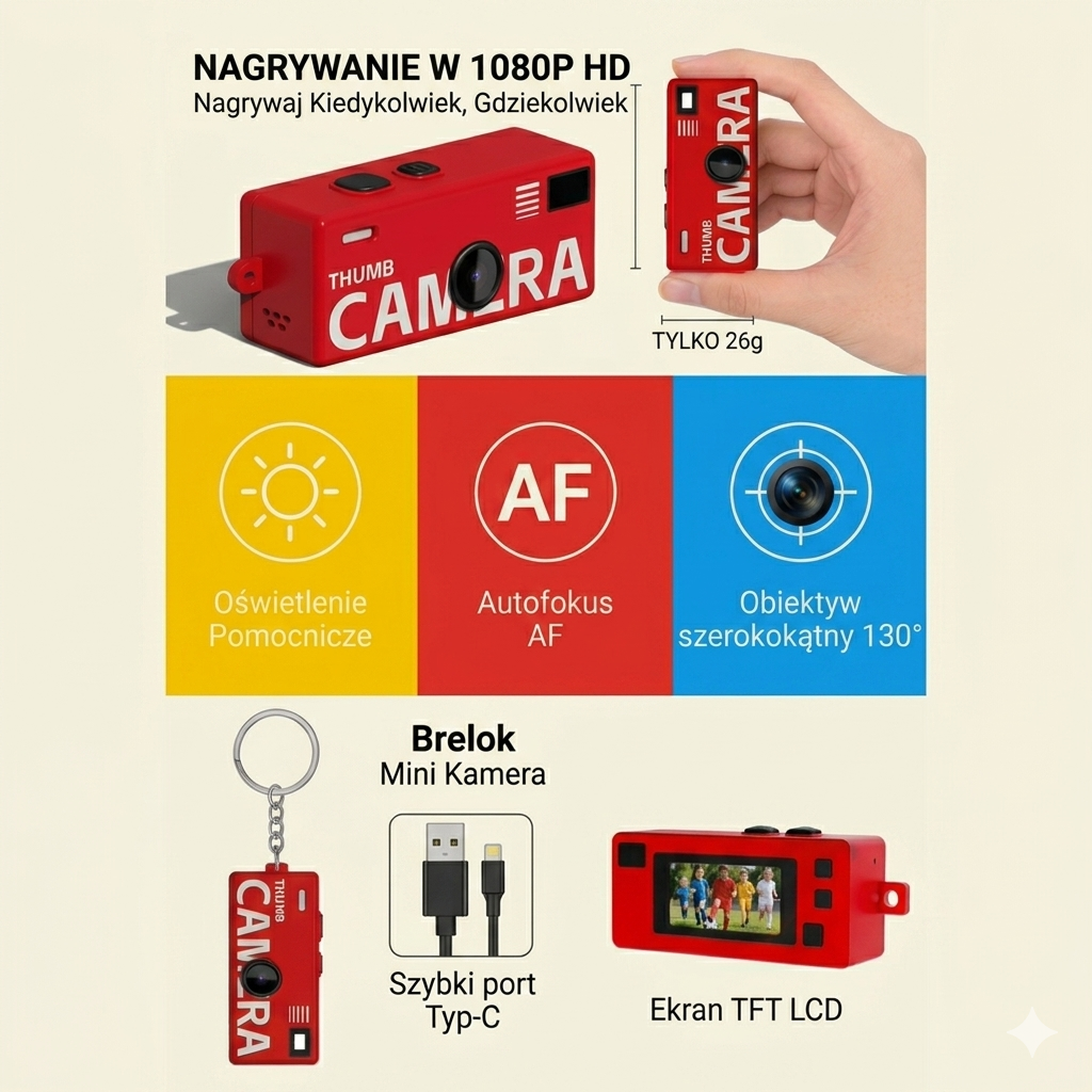 PocketRetro™ - Przenośna Retro Kamera